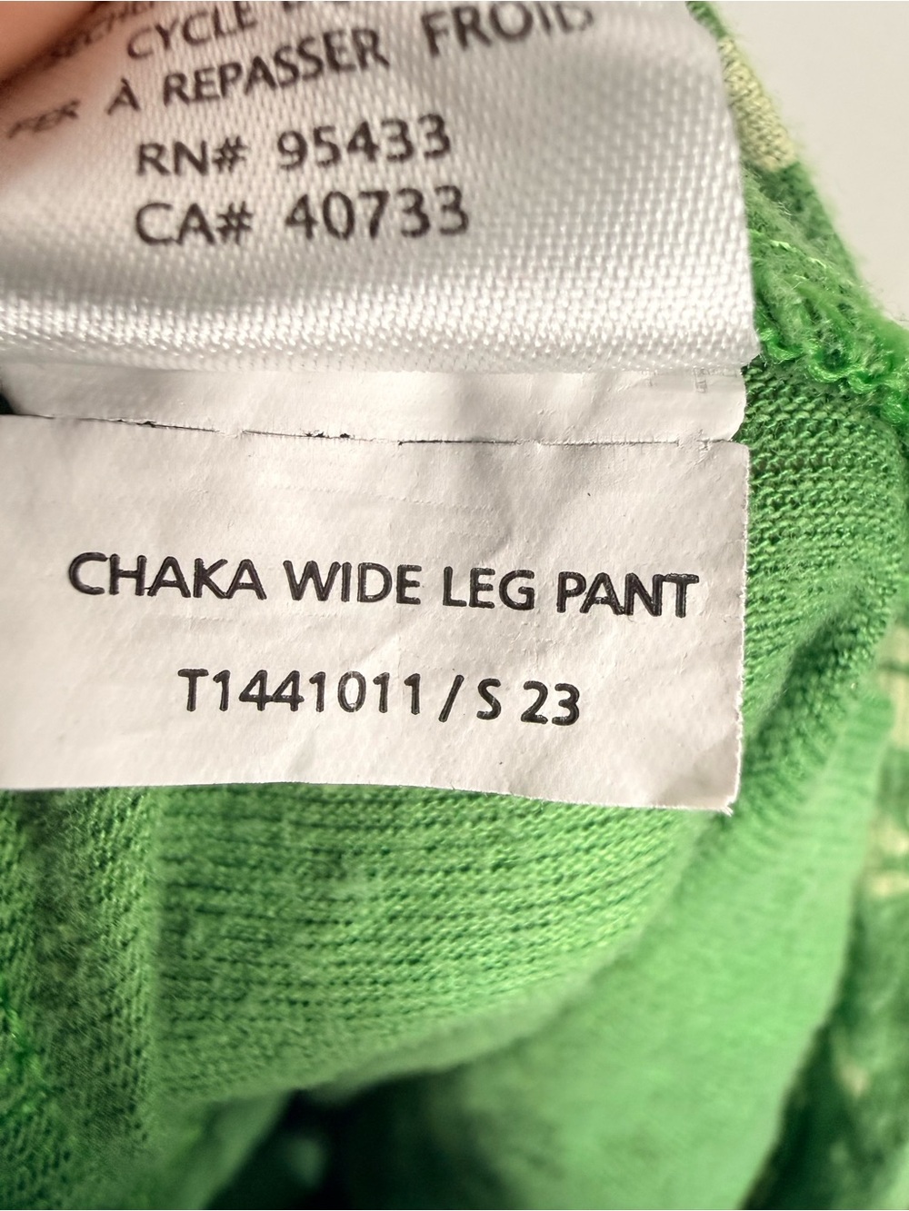 Toad&Co Chaka Wide Leg Pant in Green Floral Print Size Small GUC - Picture 6 of 6